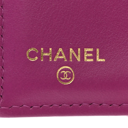 Chanel Caviar Quilted Small Flap Wallet Pink 6 of 9