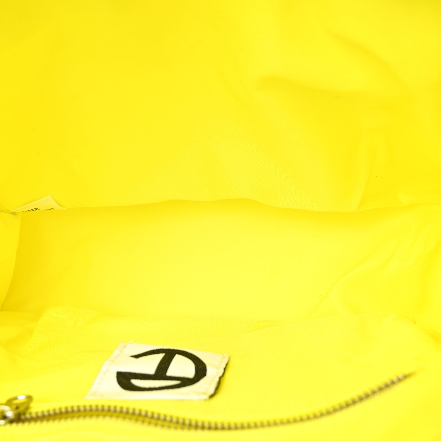 Vegan Leather Medium Shopping Bag Highlighter Yellow