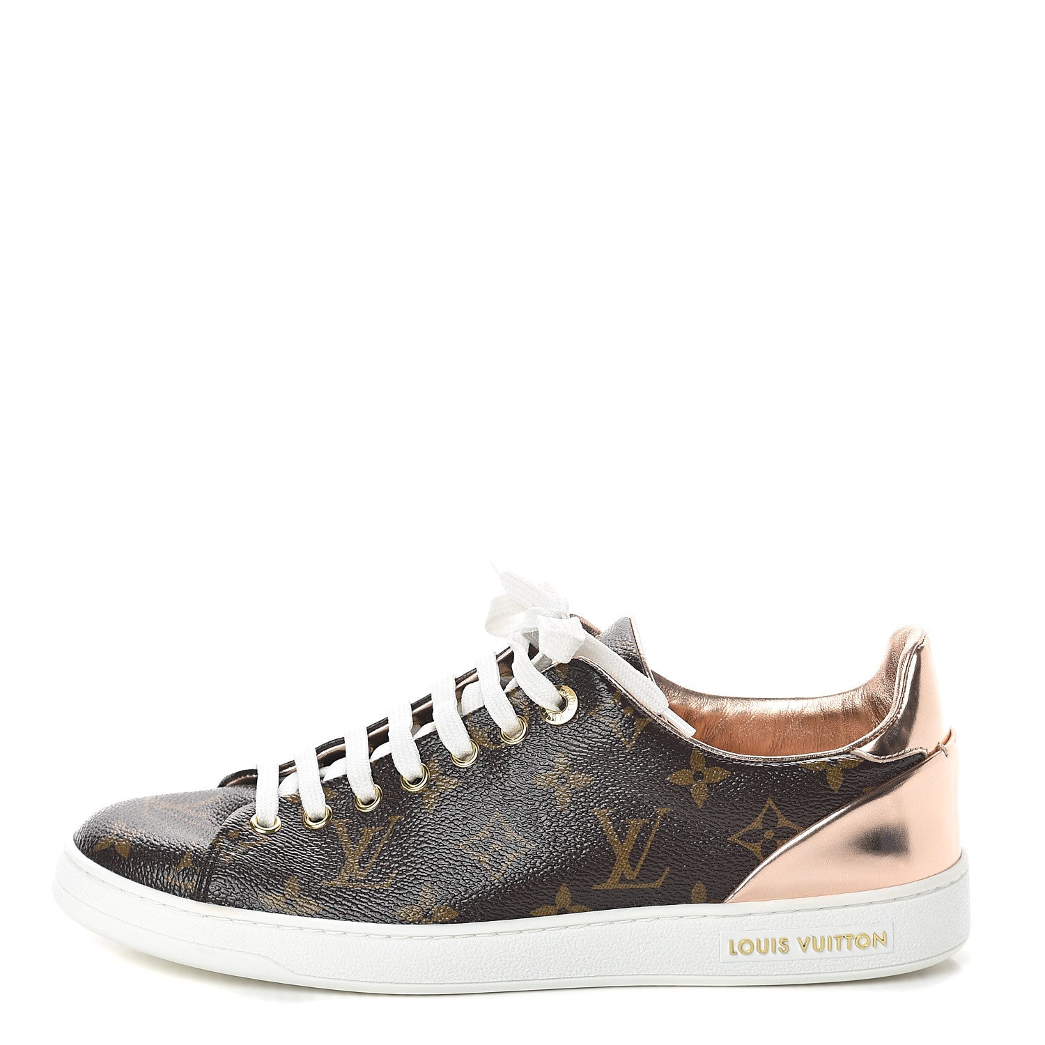 Louis Vuitton Patent Monogram Frontrow Sneakers 40 1 of 7