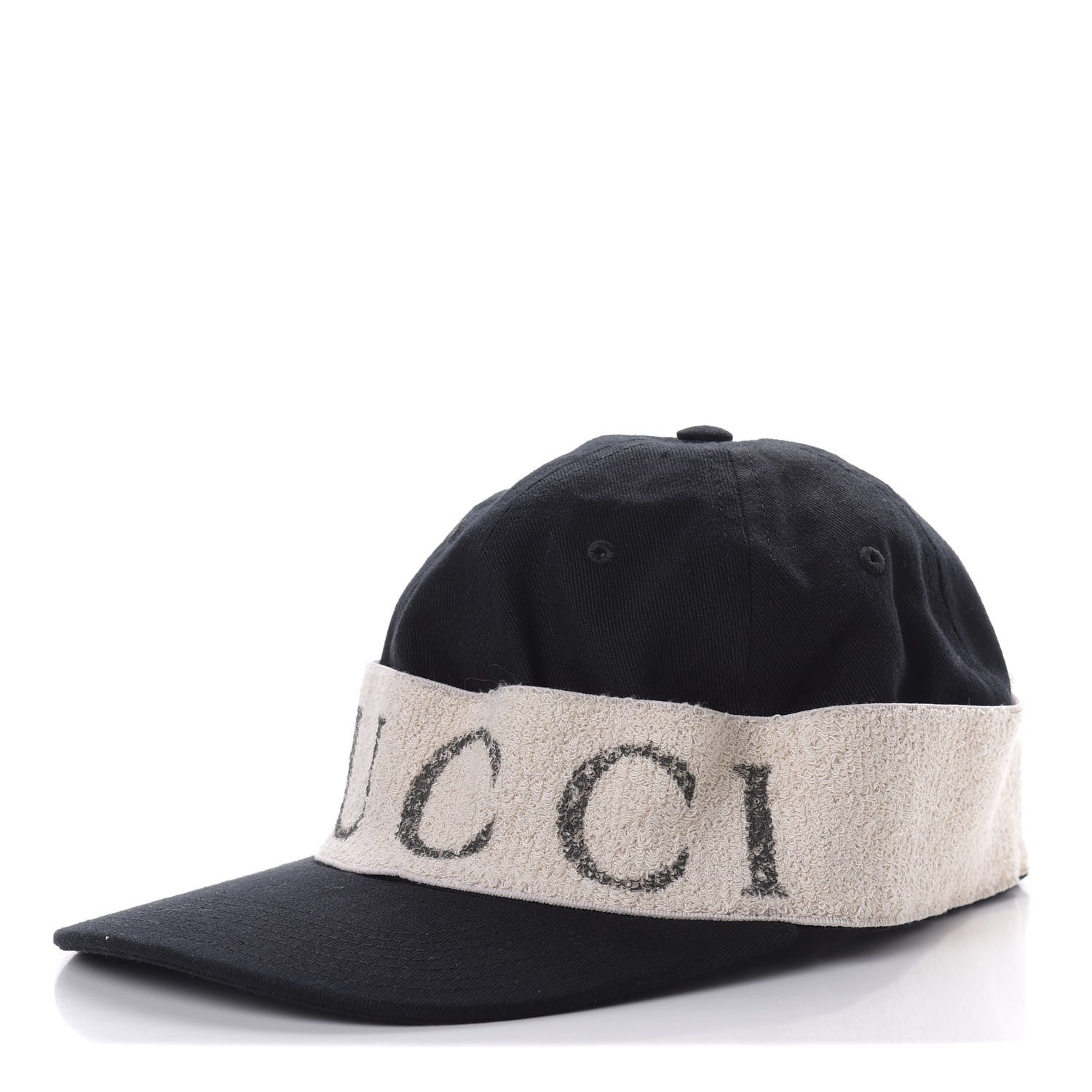 Gucci Gabardine Headband Baseball Hat M Black 1 of 8