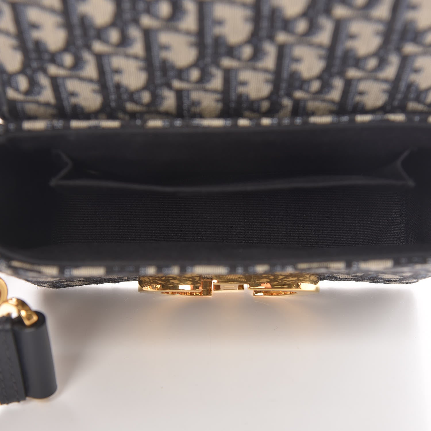 Christian Dior Oblique 30 Montaigne Box Bag Blue 5 of 11