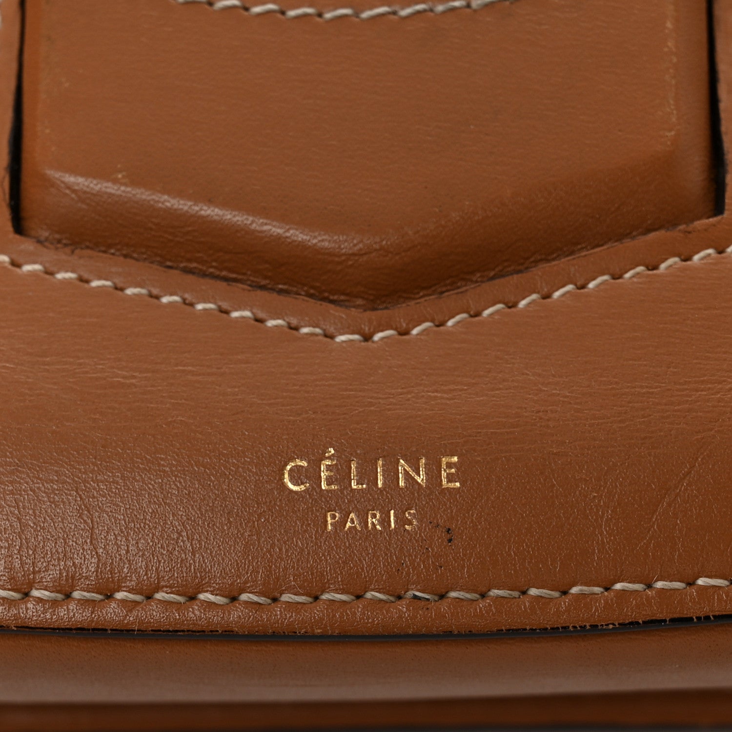 Celine Supersoft Calfskin Medium Trotteur Tan 7 of 13