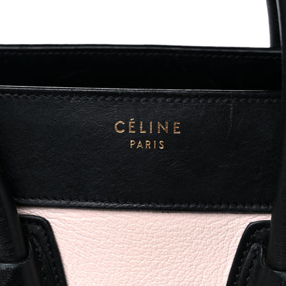 Celine Goatskin Smooth Calfskin Micro Tri-Color Luggage Olive 13 of 15