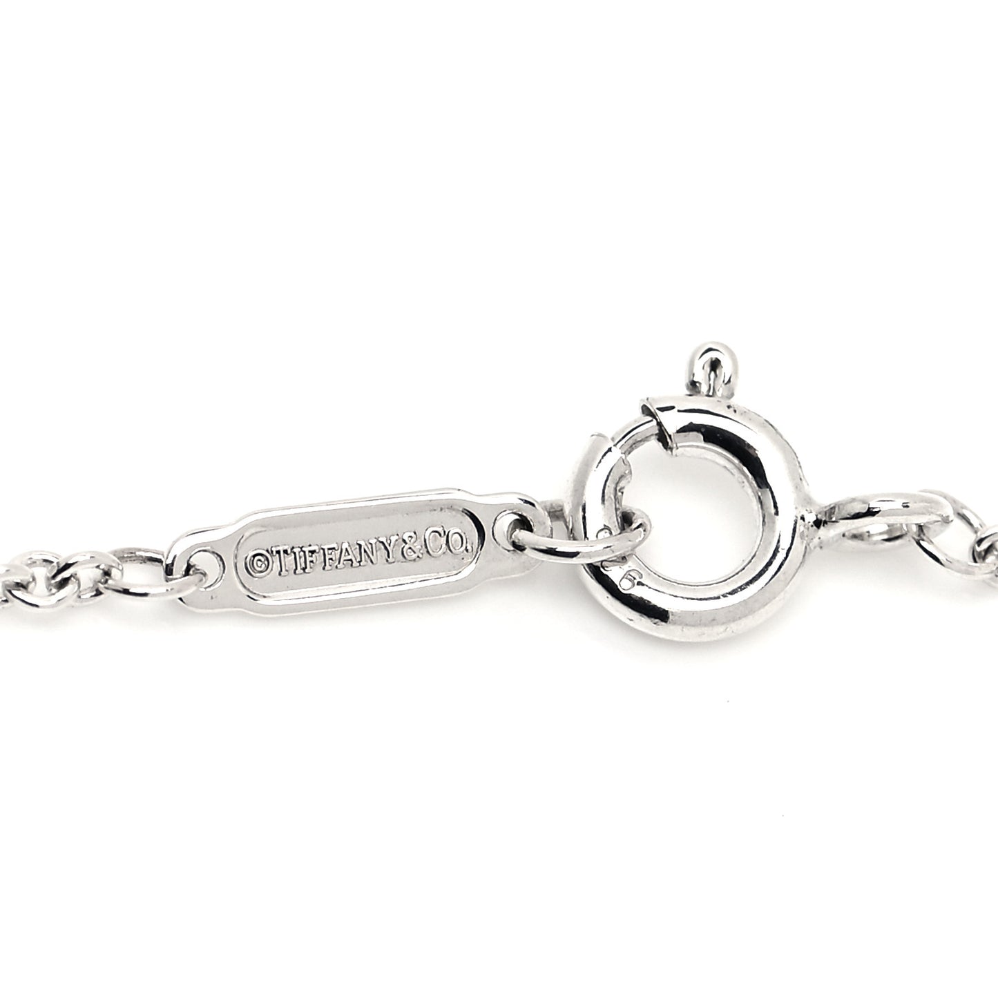 Sterling Silver Tag Chain Necklace