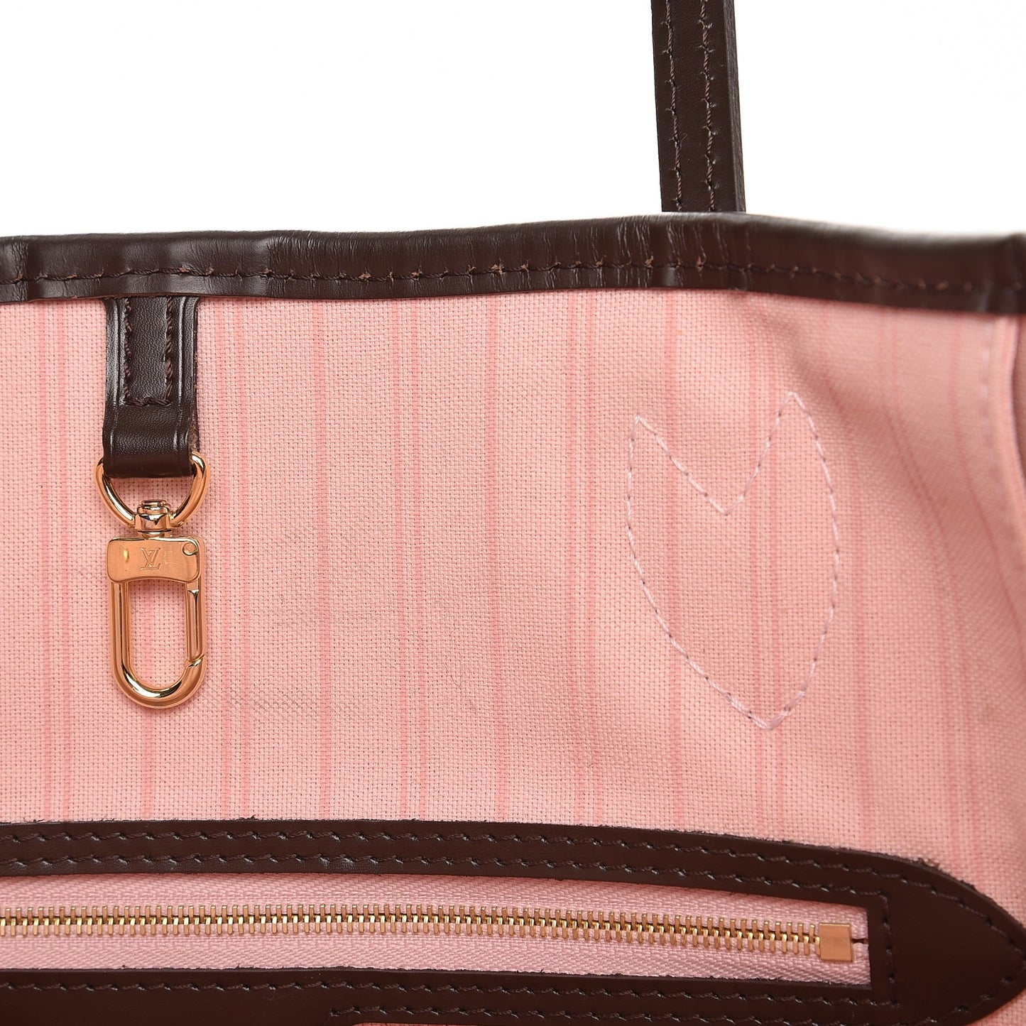 Damier Ebene Neo Neverfull MM Rose Ballerine