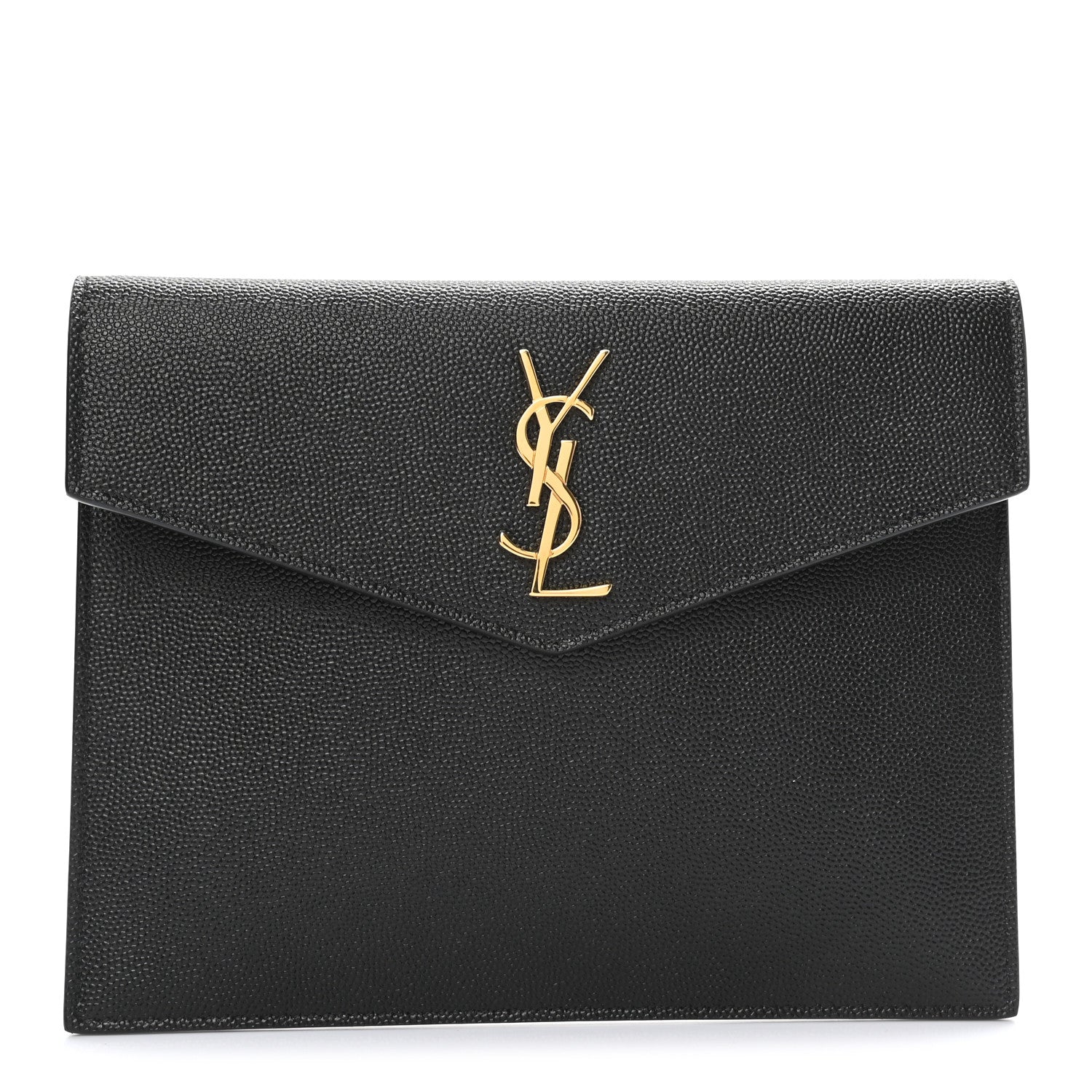Saint Laurent Grain De Poudre Uptown Baby Pouch Black 1 of 7
