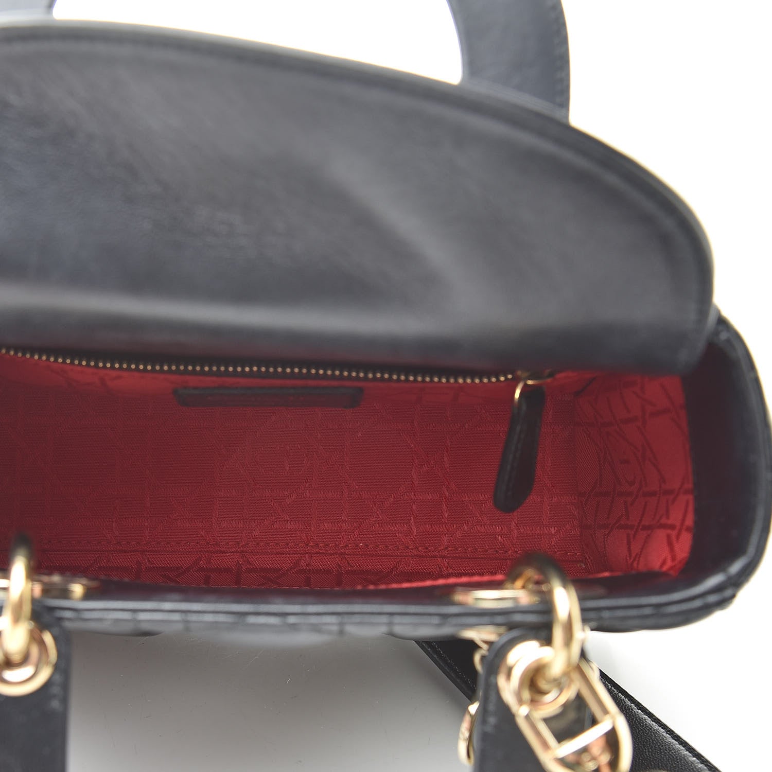 Christian Dior Lambskin Cannage Small My ABCDior Lady Dior Black 5 of 13
