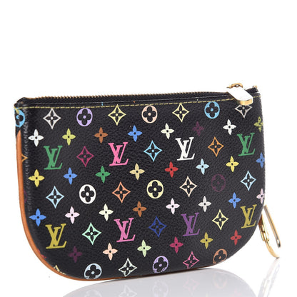 Louis Vuitton Monogram Multicolor Pochette Plate MM Black 3 of 7