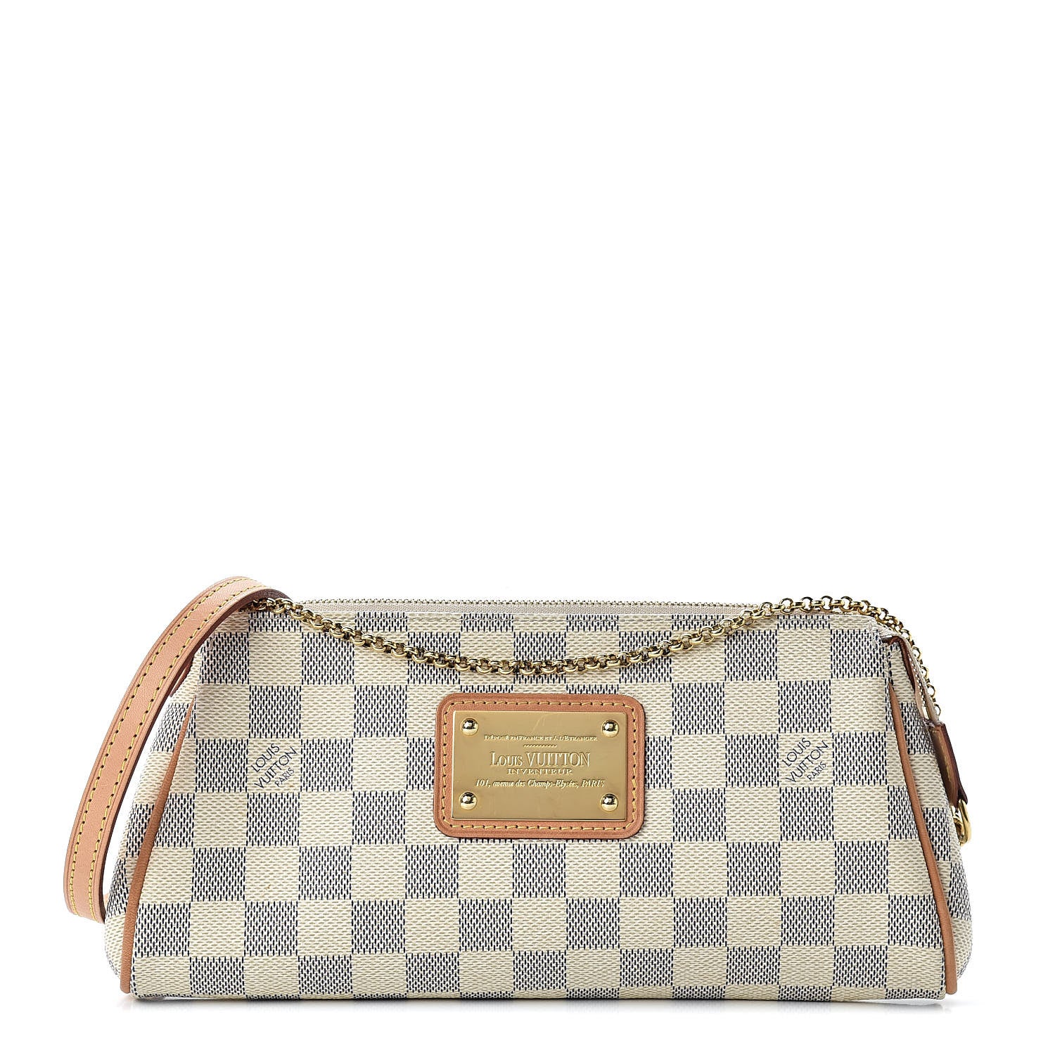 Louis Vuitton Damier Azur Eva Clutch 1 of 13