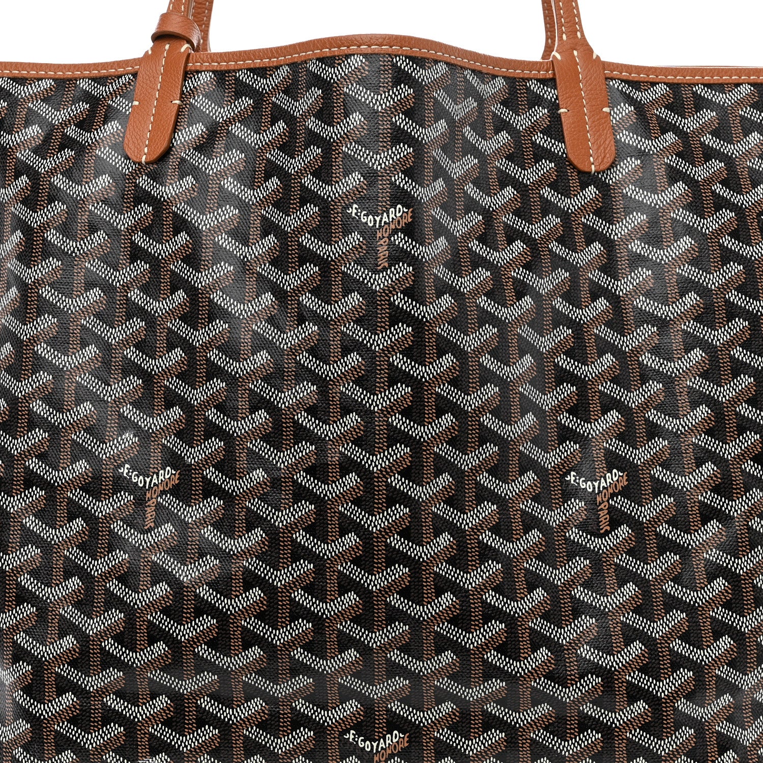 Goyard Goyardine Saint Louis GM Black Gold 10 of 15