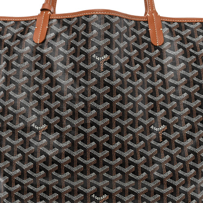 Goyard Goyardine Saint Louis GM Black Gold 10 of 15