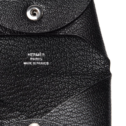 Hermes Chevre Mysore Bastia Coin Purse Black 5 of 7
