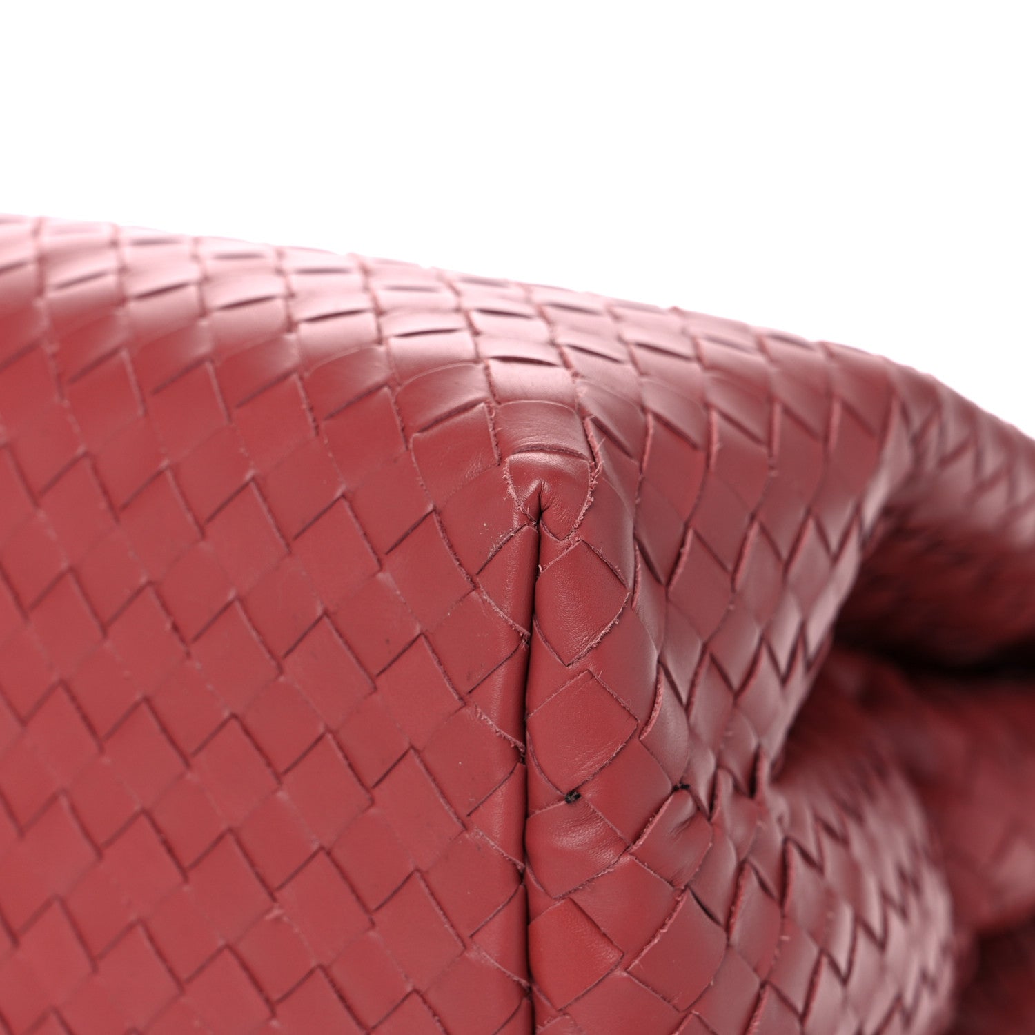 Bottega Veneta Nappa Intrecciato Medium Roma Tote Red 8 of 10
