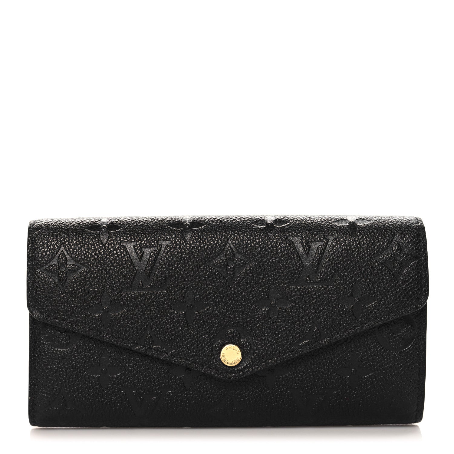 Louis Vuitton Empreinte Sarah Wallet NM Black 1 of 7
