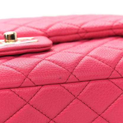 Chanel Calfskin Quilted XXL Travel Flap Bag Dark Pink 10 of 11
