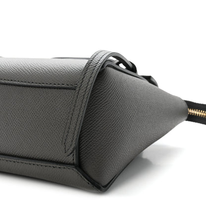 Celine Grained Calfskin Pico Belt Bag Grey 10 of 10