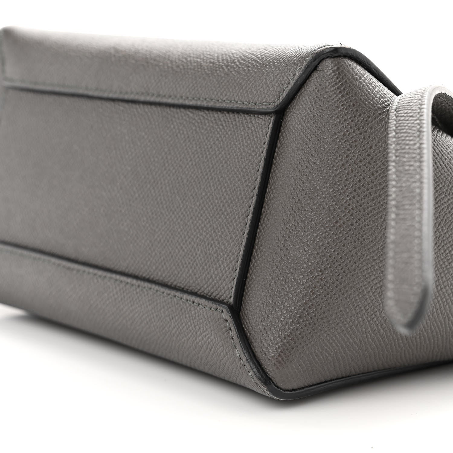 Celine Grained Calfskin Nano Belt Bag Grey 10 of 12