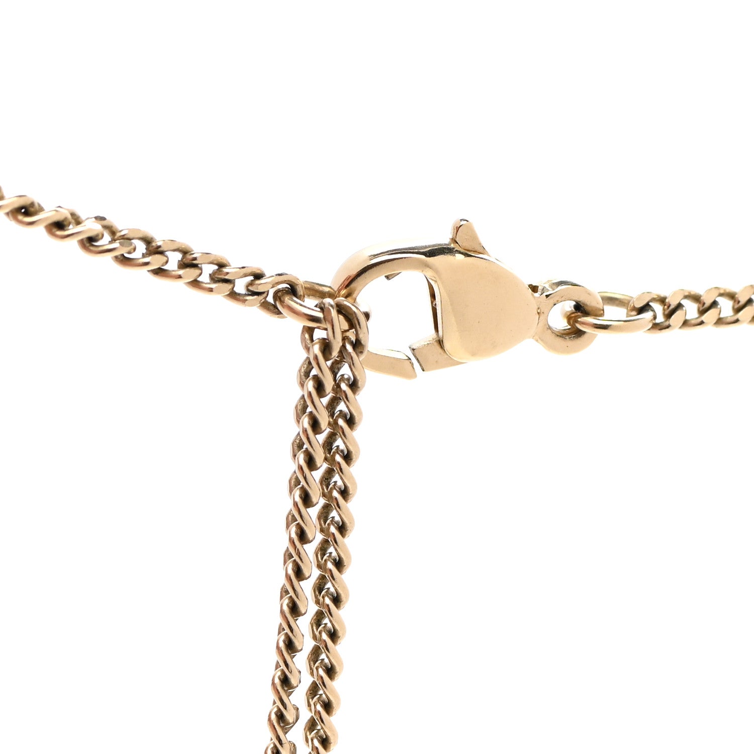 Chanel Crystal Gripoix CC Necklace Gold Multicolor 5 of 6
