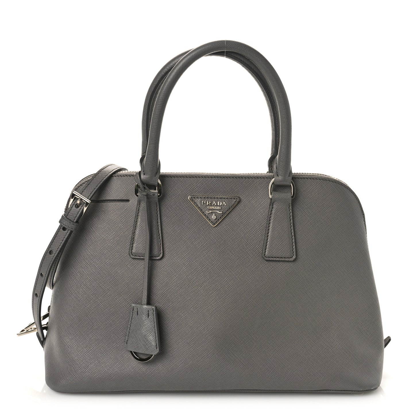 Saffiano Lux Medium Promenade Tote Marmo