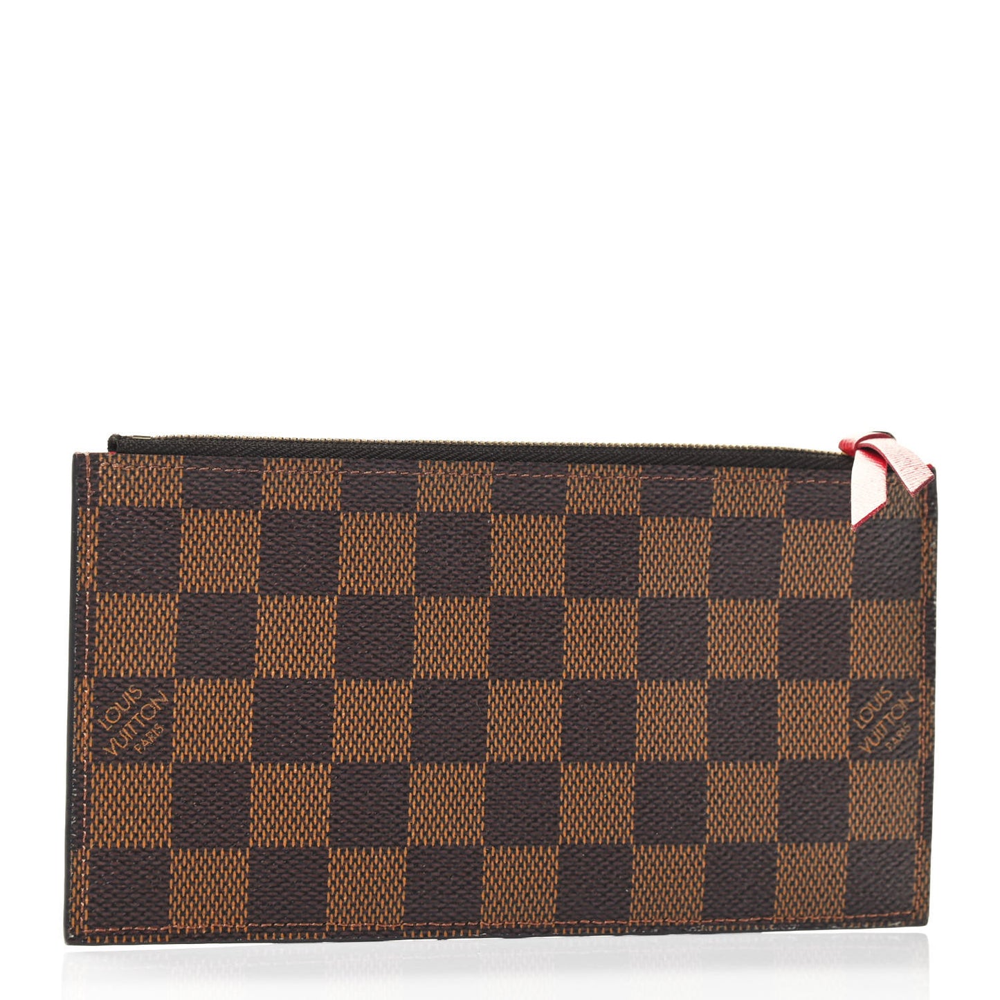 Damier Ebene Felicie Chain Wallet Zippered Insert