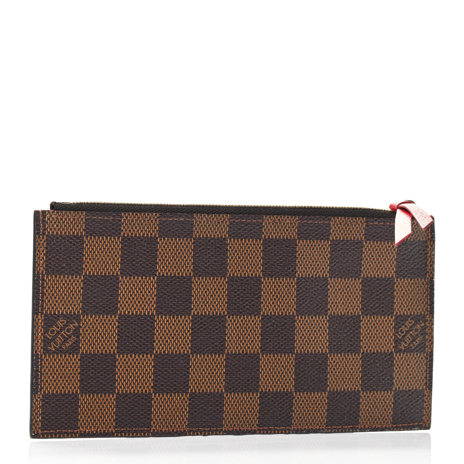 Louis Vuitton Damier Ebene Felicie Chain Wallet Zippered Insert 2 of 4