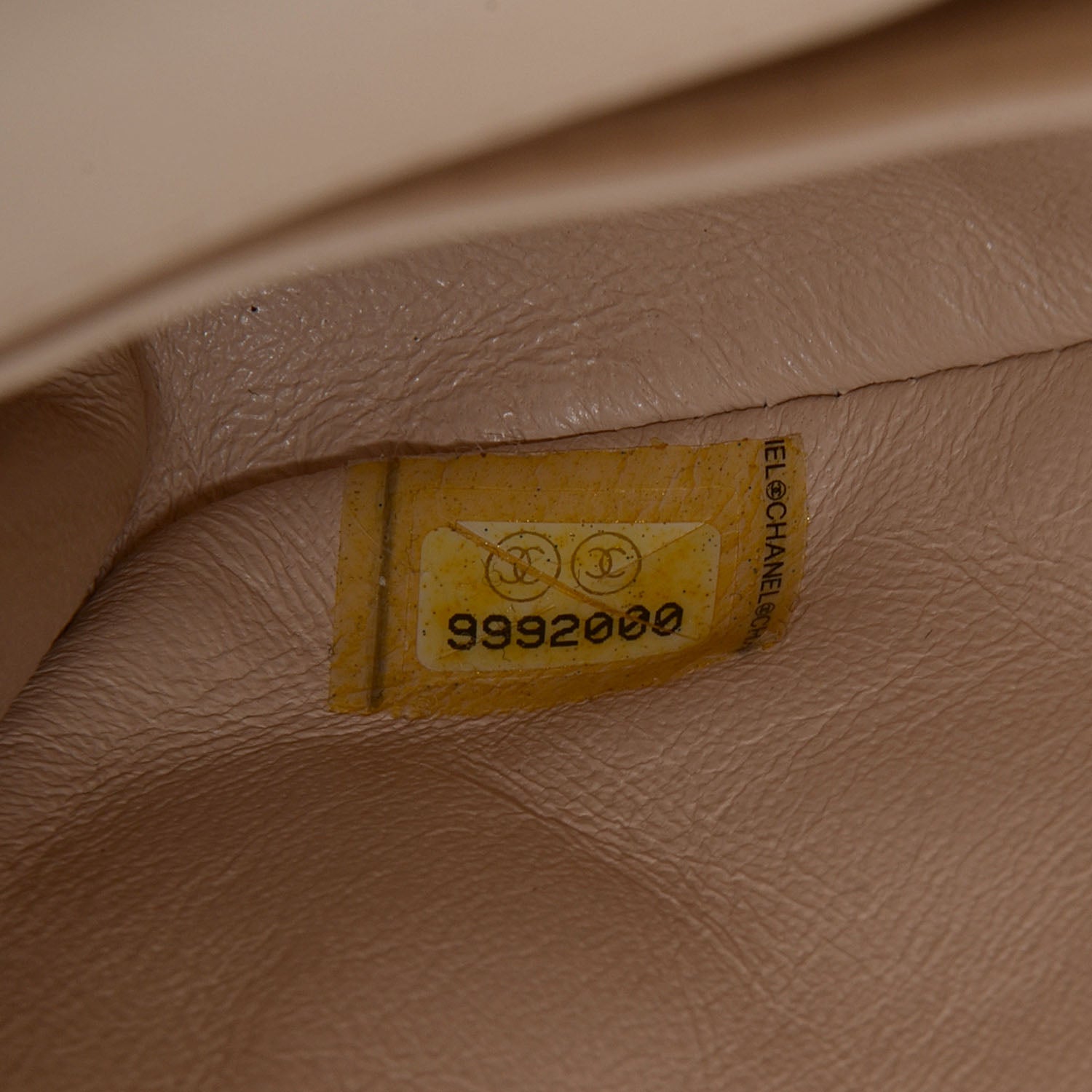 Chanel Lambskin Quilted East West Flap Beige 8 of 8