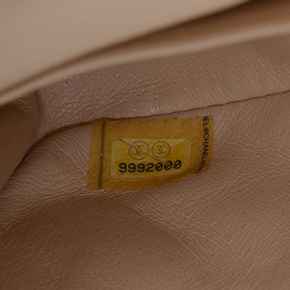Chanel Lambskin Quilted East West Flap Beige 8 of 8
