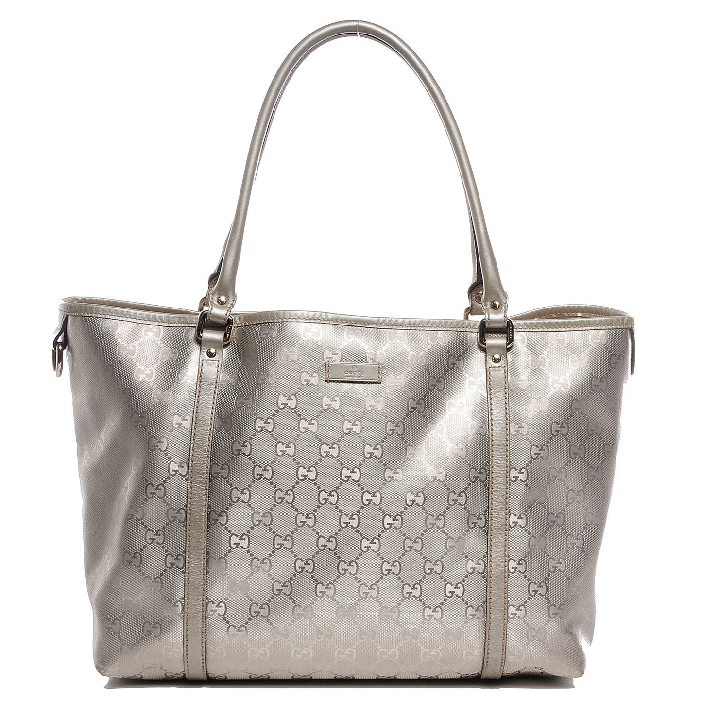 Imprime Monogram Medium Joy Tote Silver