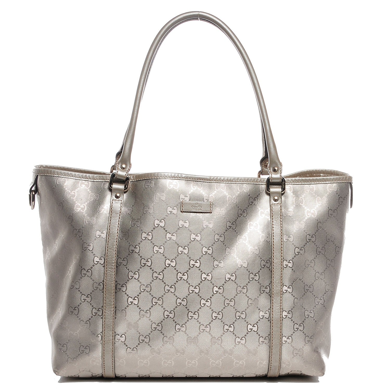 Gucci Imprime Monogram Medium Joy Tote Silver 1 of 9