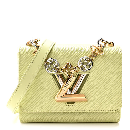 Louis Vuitton Epi Twist Braided Chain Shoulder Bag PM Vert Noto 1 of 10