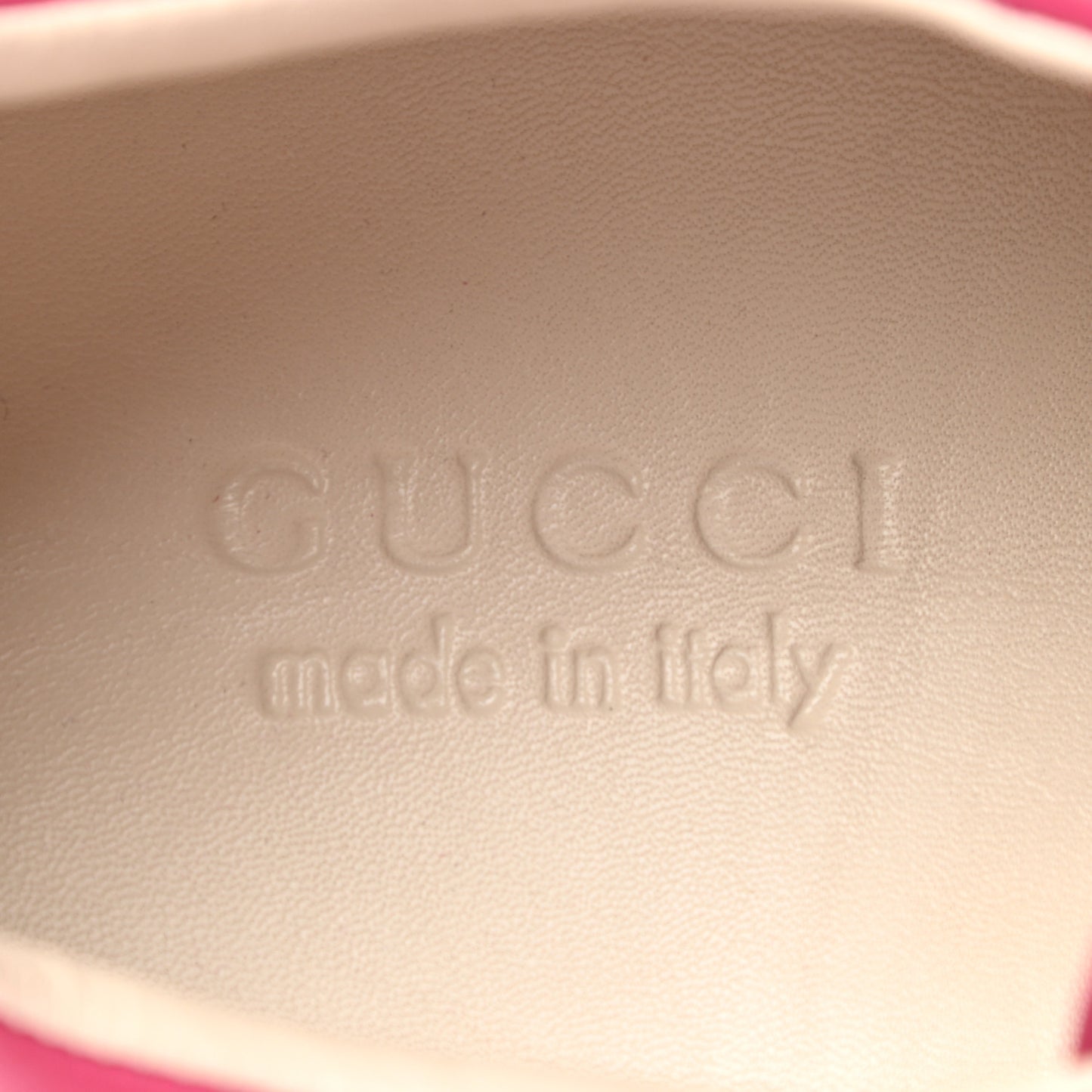 Calfskin Logo Mens Rhyton Sneakers 9 Box Pink