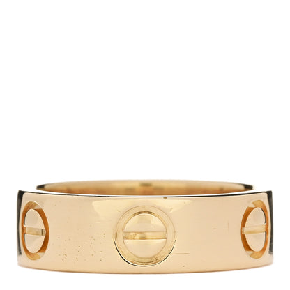 Cartier 18K Yellow Gold 5.5mm LOVE Ring 49 4.75 3 of 4