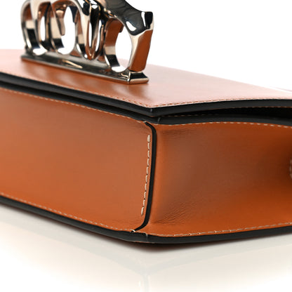 Alexander McQueen Calfskin Sculptural Knuckle Crossbody Tan Brow 11 of 15