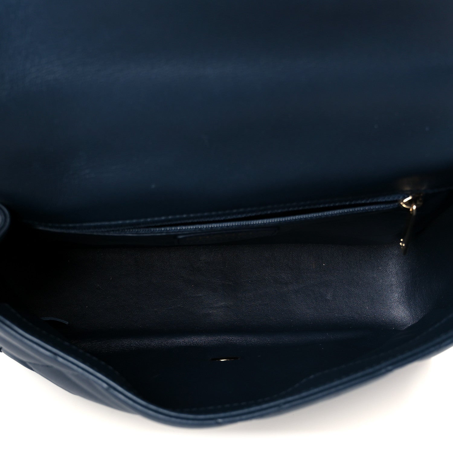 Chanel Lambskin Quilted Easy Carry Flap Navy 5 of 12