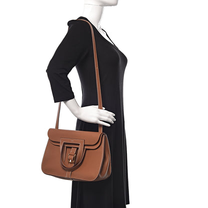 Hermes Taurillon Clemence Halzan 31 Gold 2 of 10