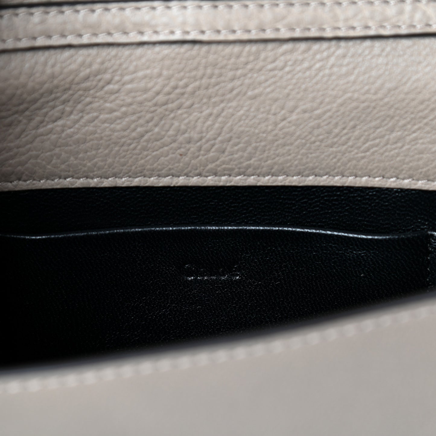 Calfskin Small Nile Bracelet Minaudiere Bag Motty Grey