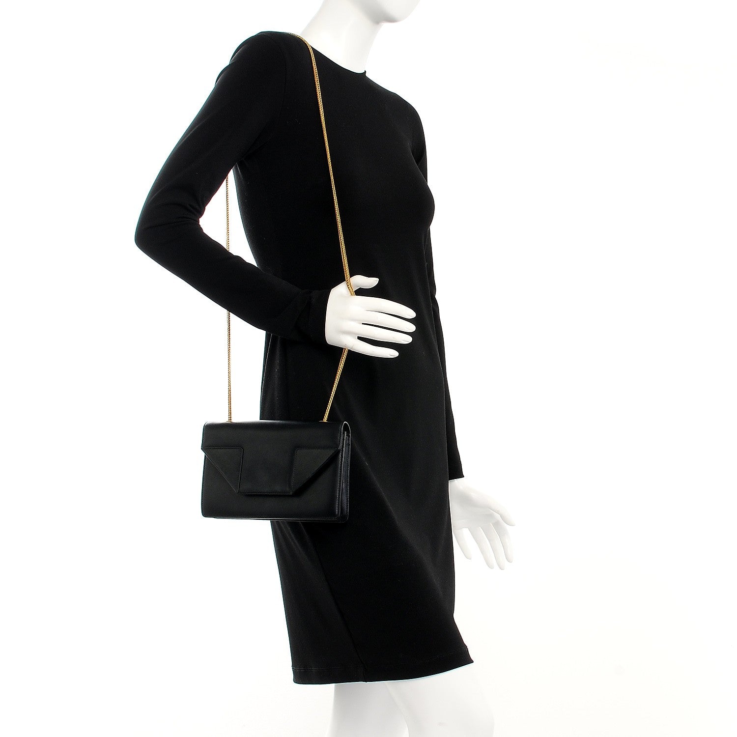 Saint Laurent Calfskin Small Betty Black 2 of 7
