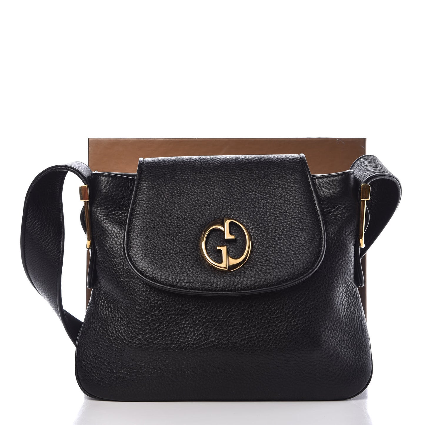 Cellarius Calfskin Medium 1973 Shoulder Bag Black
