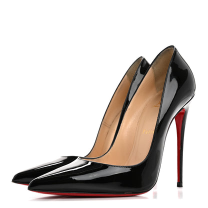Christian Louboutin Patent So Kate 120 Pumps 38.5 Black 4 of 9