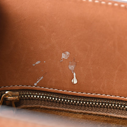 Saint Laurent Calfskin Topstitch Small Sac De Jour Light Brown 11 of 19