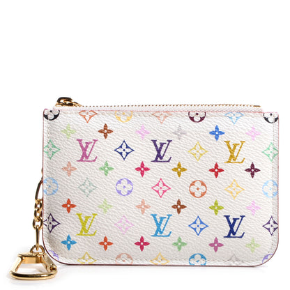 Louis Vuitton Monogram Multicolor Key Pouch White 1 of 7
