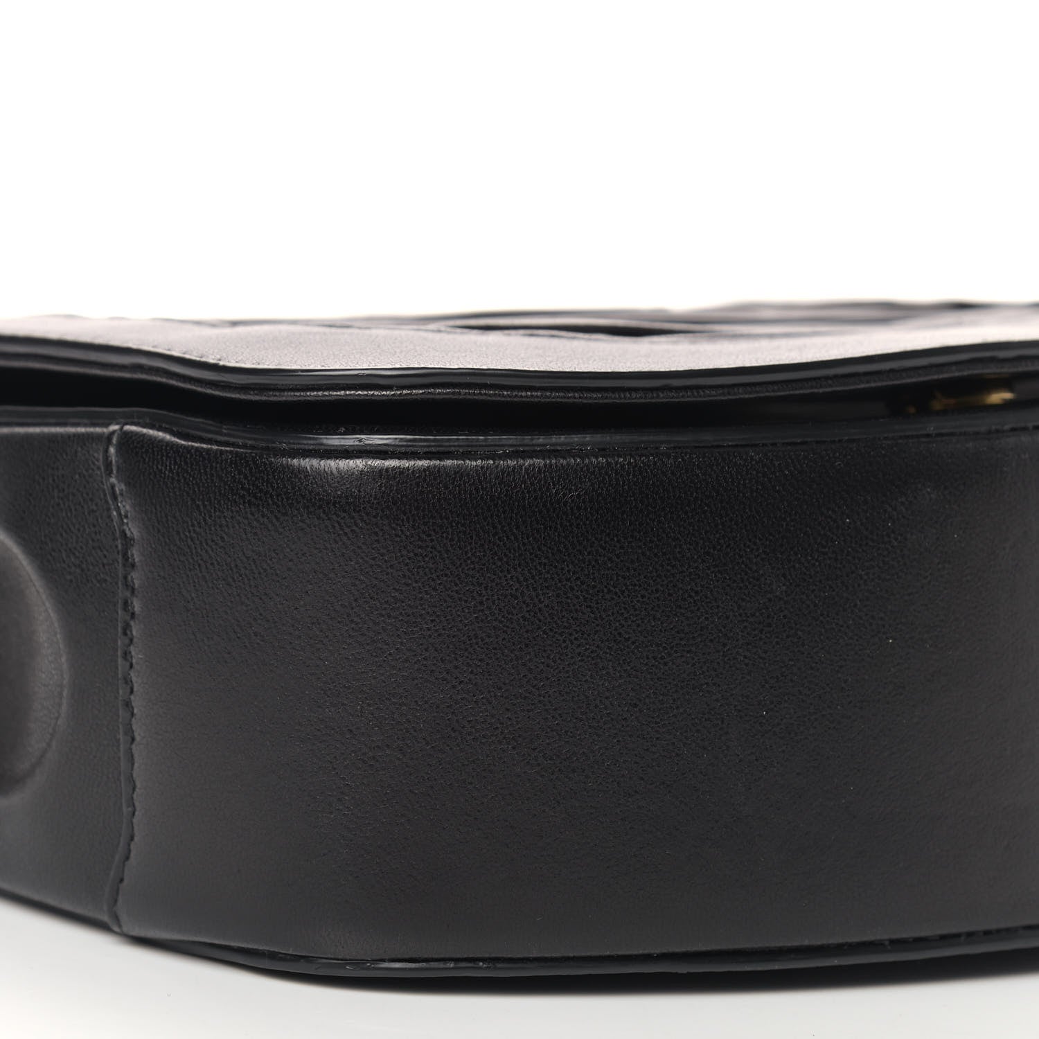 Saint Laurent Lambskin Chrissie Chain Shoulder Bag Black 8 of 12