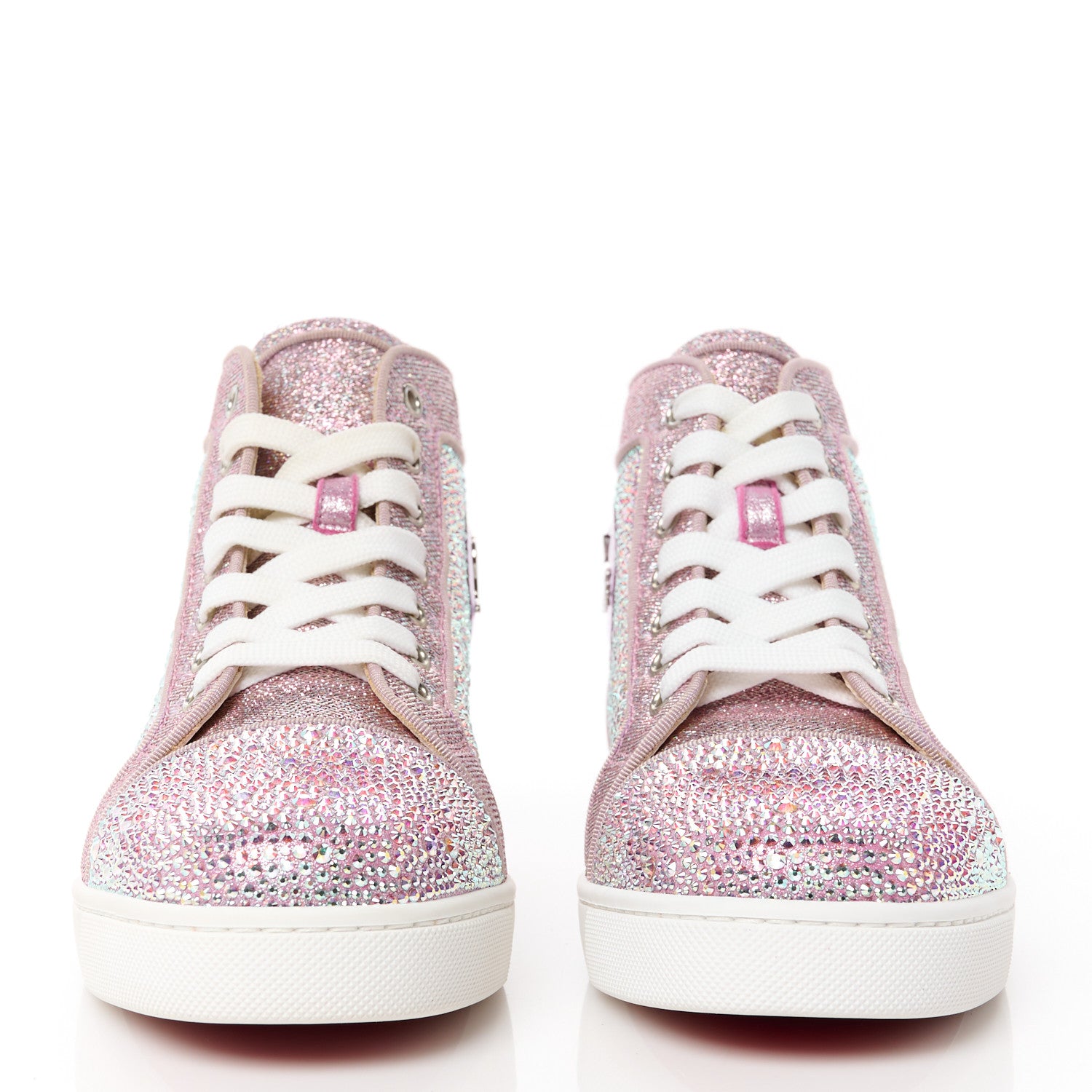 Christian Louboutin Strass Womens Super Louis Flat Sneakers 38.5 Version Lupin 2 of 11