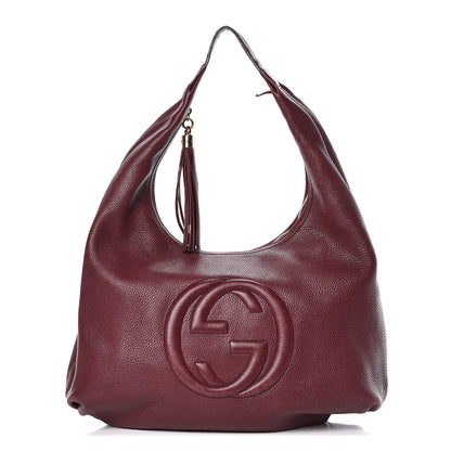 Gucci Cellarius Calfskin Large Soho Hobo Scarlatto 1 of 16