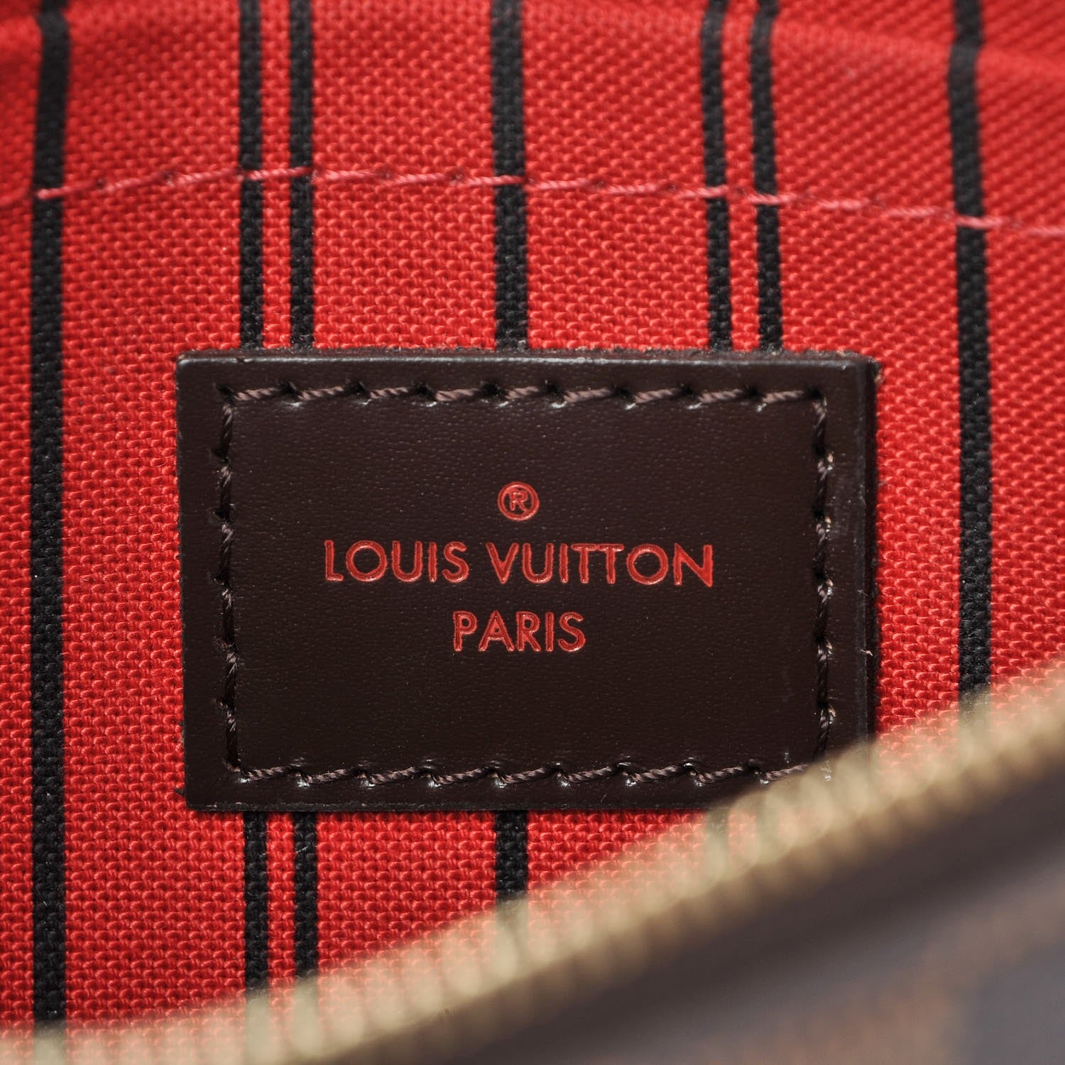 Louis Vuitton Damier Ebene Neverfull MM GM Pochette 6 of 8