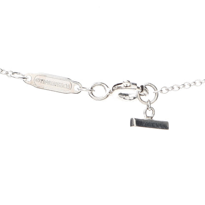 Tiffany Sterling Silver Large T Smile Pendant Necklace 4 of 6