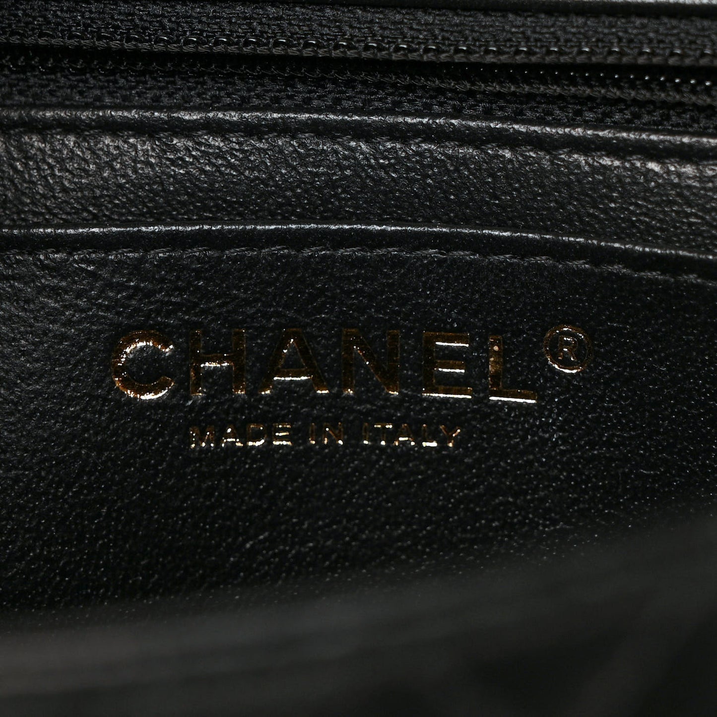 Lambskin Quilted Mini Square Flap Black