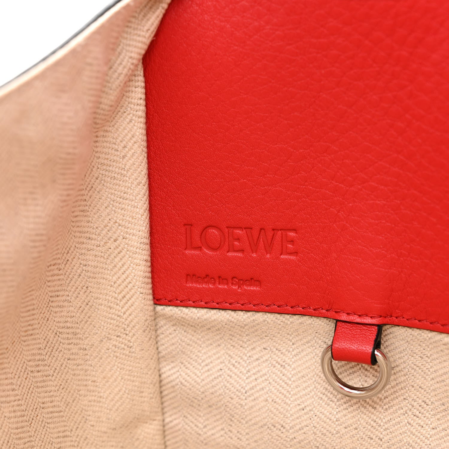 Loewe Calfskin Small Hammock Shoulder Bag Scarlet Red 6 of 11