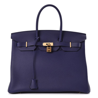 Hermes Togo Birkin 35 Bleu Encre 1 of 35