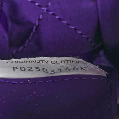 Bottega Veneta Paper Calfskin Maxi Intreccio Cassette Crossbody Bag Purple 7 of 10
